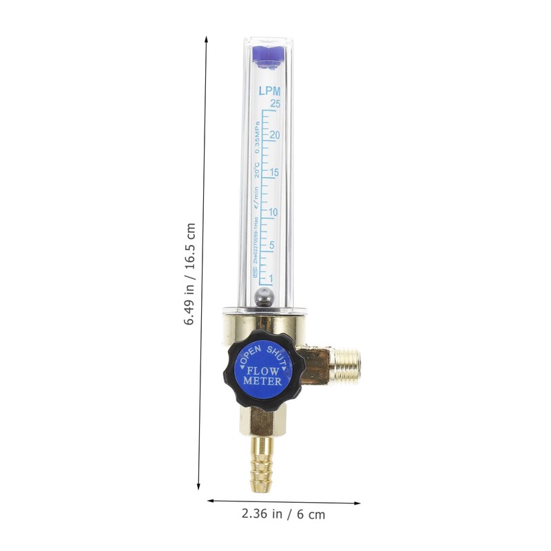 Outanaya Regulator Argon Flow Indicator Gas Flow for Welding Applications