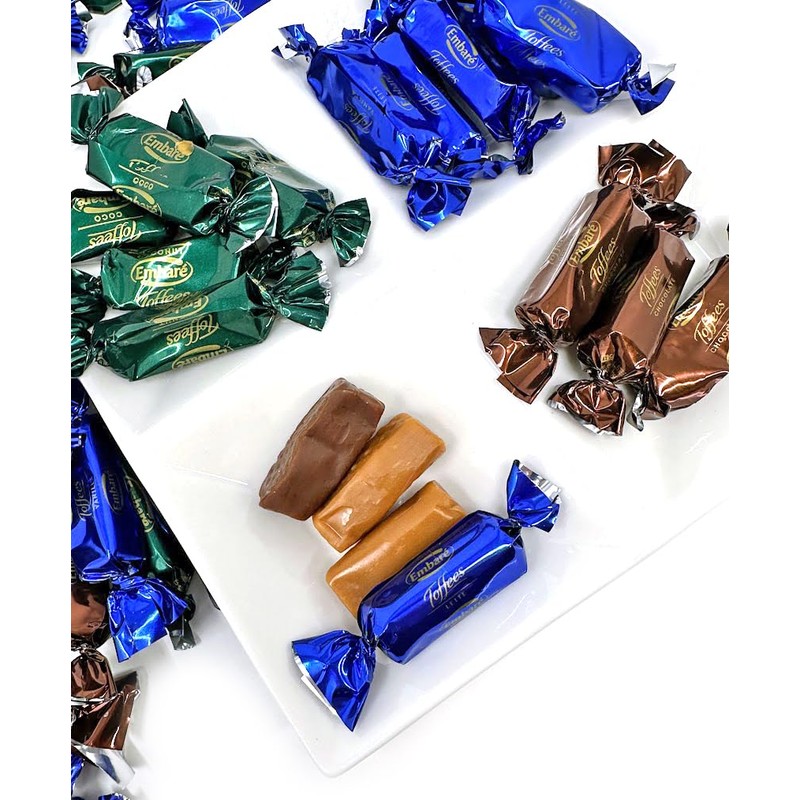 SweetGourmet Soft Toffees Assorted Candy Mix, Chocolate, Vanilla and Coconut