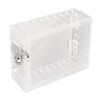 Thermostat Lock Box Transparent Acrylic Universal Clear Cover with 2
