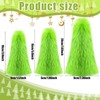 Lime Green Christmas Tree | 3X Lime Green Christmas Ornaments,Whimsical