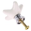 ZILucky Starfish Ceramic Drawer Pulls Handles for Nursery Dresser Cupboard