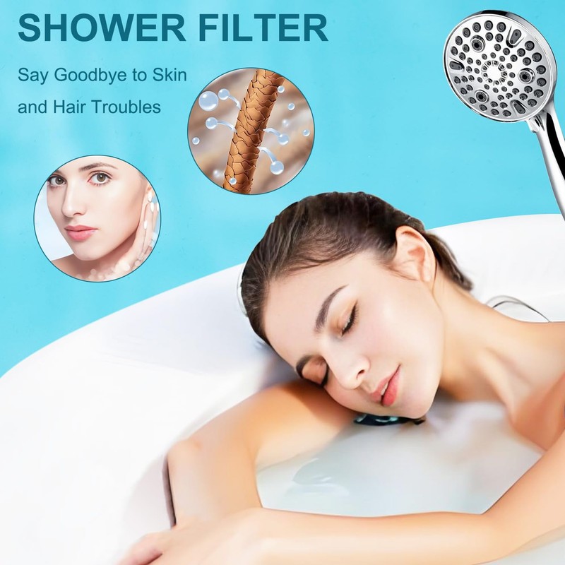 KUETERYUN Shower Filter Replacement Compatible with MakeFit Filtered Shower Head