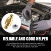 Ohleats 2 PCS Side Post Battery Terminal Bolt 3/8"-16, Brass
