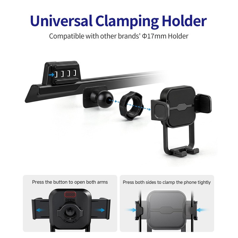 Auto Clamp Car Phone Holder for Kia Sportage 2023-2025, 12.3"