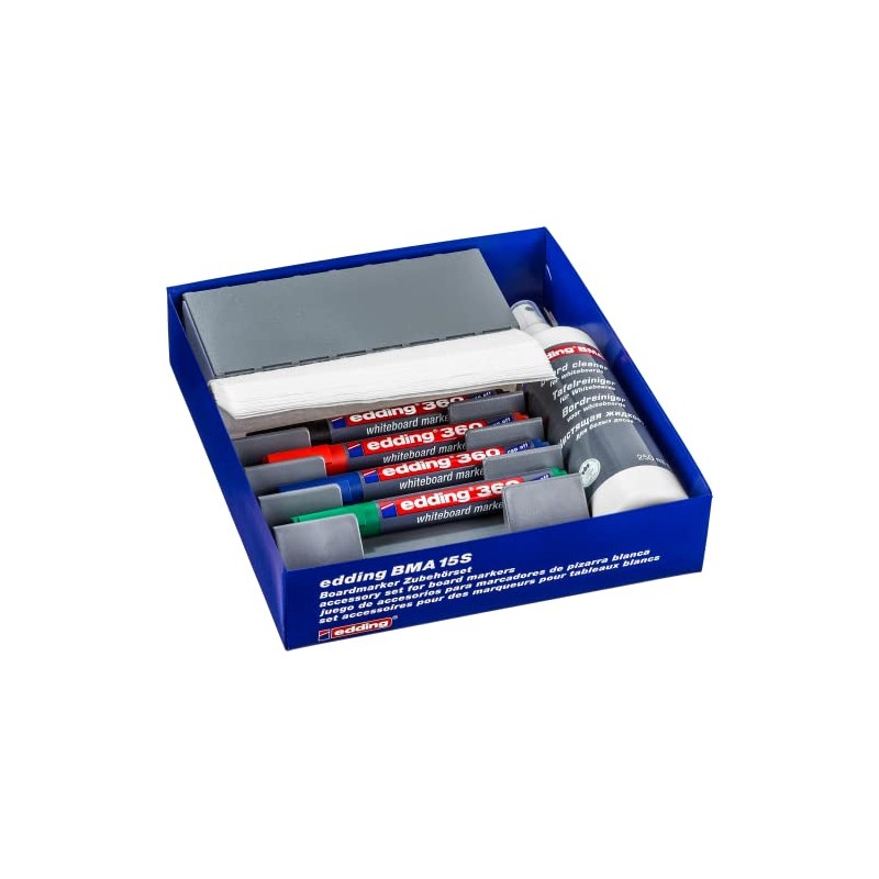 edding BMA 15 S Whiteboard Marker Accessory Set - Complete