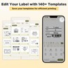 SUPVAN T50M Pro Bluetooth Label Maker Machine with Tape, Wide