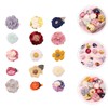 KOMBIUDA Hair Clips Set for Girls 15 Pcs Flower Clip