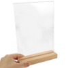 Operitacx Versatile Acrylic Easel Stand Table Sign Display Stand for