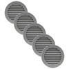 Vent Systems 4'' Inch Gray Pack of 5 Soffit Vent