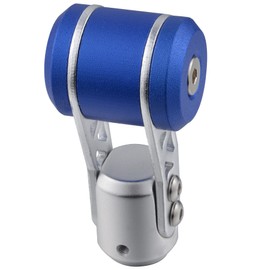 Padaodao T Type Gear Shifter Knob Aluminum Alloy Lever Stick Shift Head Car Grip Handle for Most Manual Automatic Vehicles Trucks, Dark Blue