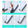 BarCraft Door Draft Stopper – Waterproof Silicone Rubber Seal for