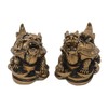 Feng Shui Resin Dragon Turtle Statue Set