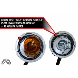 Fab Fours Premium Led 60Mm Turn Signal With Wiring