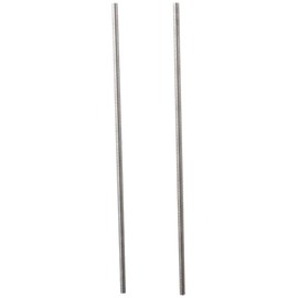 Upluckey Threaded Screw 2 Pcs 304 Stainless Steel Right Hand Threads Silver Thread Bar Studs Rods Heavy Duty Long Fully All Threaded Rods