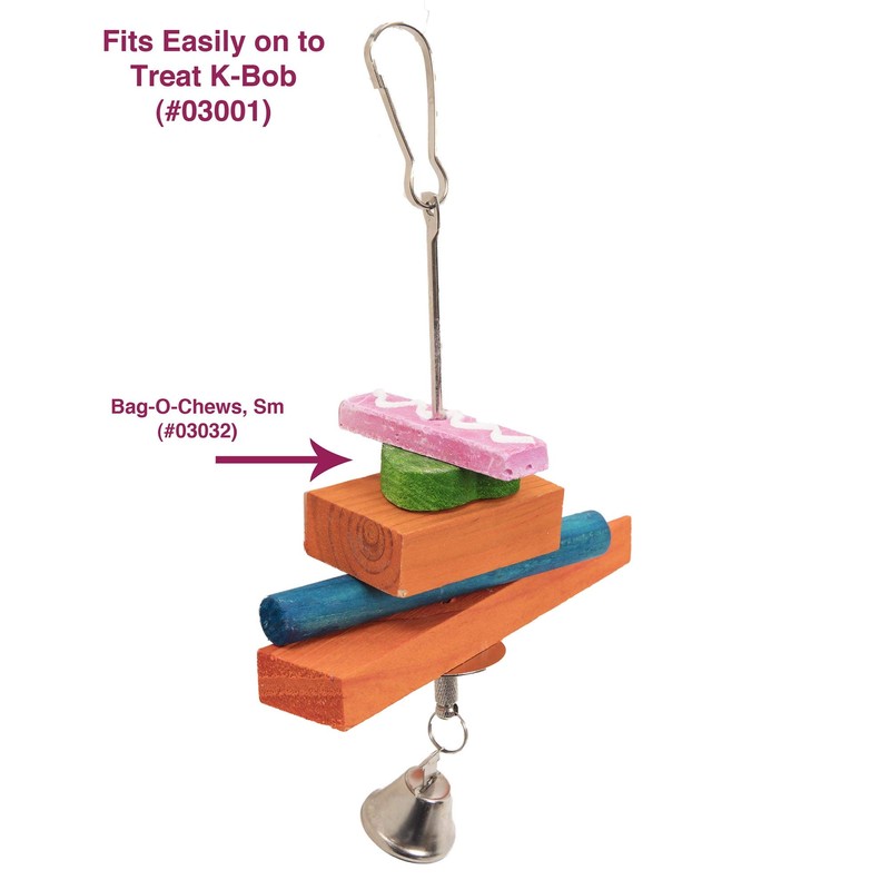 Ware Manufacturing Pine Wood Bag-O-Chews Small Pet Treat, Small -