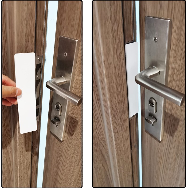 6 Pack Magnetic Lockdown Strips for Iron Door Frames High-Density