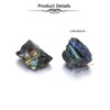 Top Plaza Top Plaza 2Pcs Natural Raw Labradorite Crystal Rock