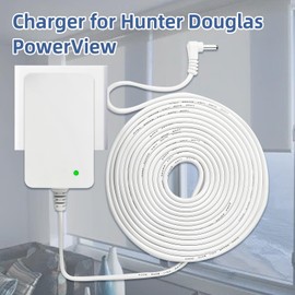 8.4V Power Charger for Smart DIY Motorized Electric Roller Blinds Window Shades Drive Motor 7.4V 7.2V RF433 AM25 RF Rechargeable Battery Powered CH0161-0841000F 8.4VDC Power Supply Cord Charger PSU