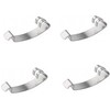 16598ET00A Air Filter Box Housing Clips 4 Pcs Silver Durable
