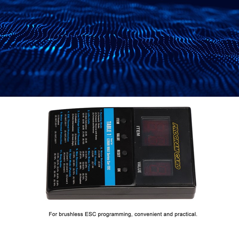 LED Program Card Box Brushless Universal ESC Programming Card for