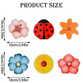 Fly Traps Indoor for Home Use, 45 Sheets Fruit Fly Trap Sticky Papers for Kitchen, Bathroom, and Living Room, 10x10cm PP Material, Safe for Pets and Children