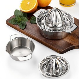 Lemon Juicer, Manual Citrus Juicer Made of 304 Stainless Steel, Juicer for Oranges and Lemons