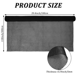 Breathable Mattress Underlay,39.3 x 118 in Mattress Underlay Under Mattress Pad,Queen Size 3D Air Meshfiber Under Mattress Ventilation for RV Bed Camper Boat,Ventilation Aire-Flow Mattress Underlay