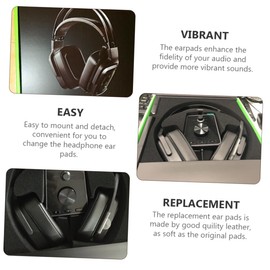 TEHAUX 6pcs Ear Pads Replacement for Gaming Headset Soft Cushion for Maximum Comfort and Vibrant Sound Compatible Series