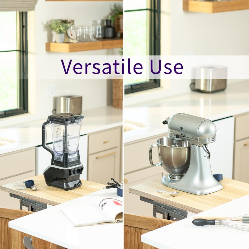 Life Finds Kitchen Appliance Lifting Brackets, Spring Loaded Lift Assist