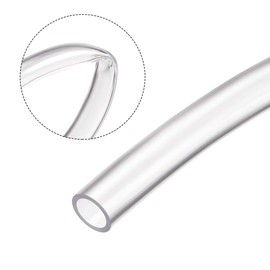 sourcing map PVC Clear Vinyl Tubing, 8mm(5/16") x 11mm Plastic Tube Flexible Water Pipe 3.3ft