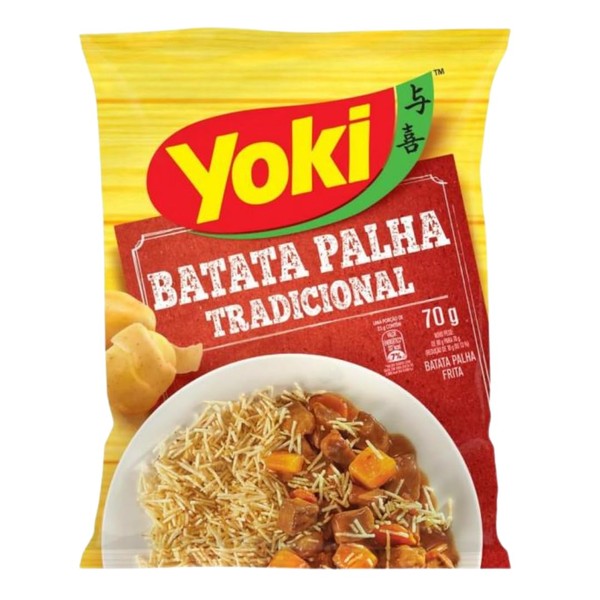 YOKI Potato Sticks Batata Palha, 70 g