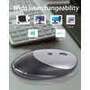 Wireless Bluetooth Mouse，Geyes 2.4G Mouse with USB Receiver Portable Optical