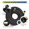 Holldoor Soaker Hose 25 ft 3-Pack for Garden Beds with