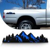 10 Inch Snow Mountain Graphic Logo Badge, Trunk Mountain Logo