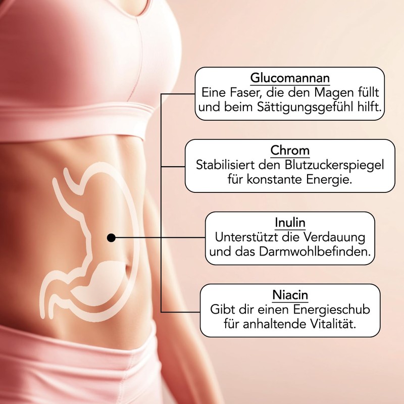 Glucomannan Konjac 95% Purity PiùLife, 480 Tablets, 4000 mg with