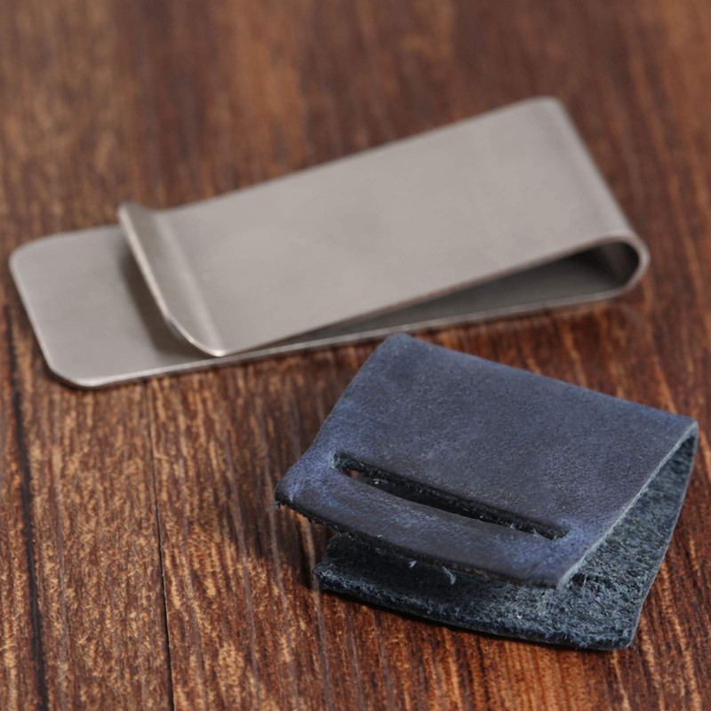 Leather Clip Leather Pen Holder for Hobonichi Weekly Planner with
