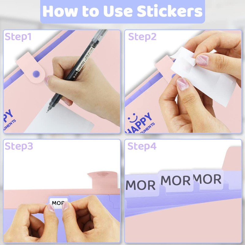 Document Folder, A4 Organiser Folder, Compartments Folder, High Capacity, Expandable,