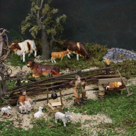 FADEDA Sleeping Boy/Height: 9 cm/Hand-painted/Detailed Nativity Scene Figures - Christmas Table Decoration Nativity Accessories