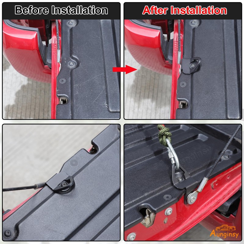 Car Tailgate Tie Down Anchor Bed Cleat Compatible with Toyota