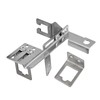 UINIEBOOM Chrome Steel Throttle Cable Kickdown Bracket TCB001-SL Replacement Compatible