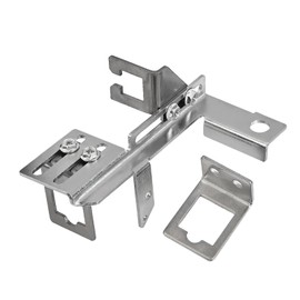 UINIEBOOM Chrome Steel Throttle Cable Kickdown Bracket TCB001-SL Replacement Compatible with GM/with Chevy SBC BBC Holley 273 318 340 360 383 400 413 426 440