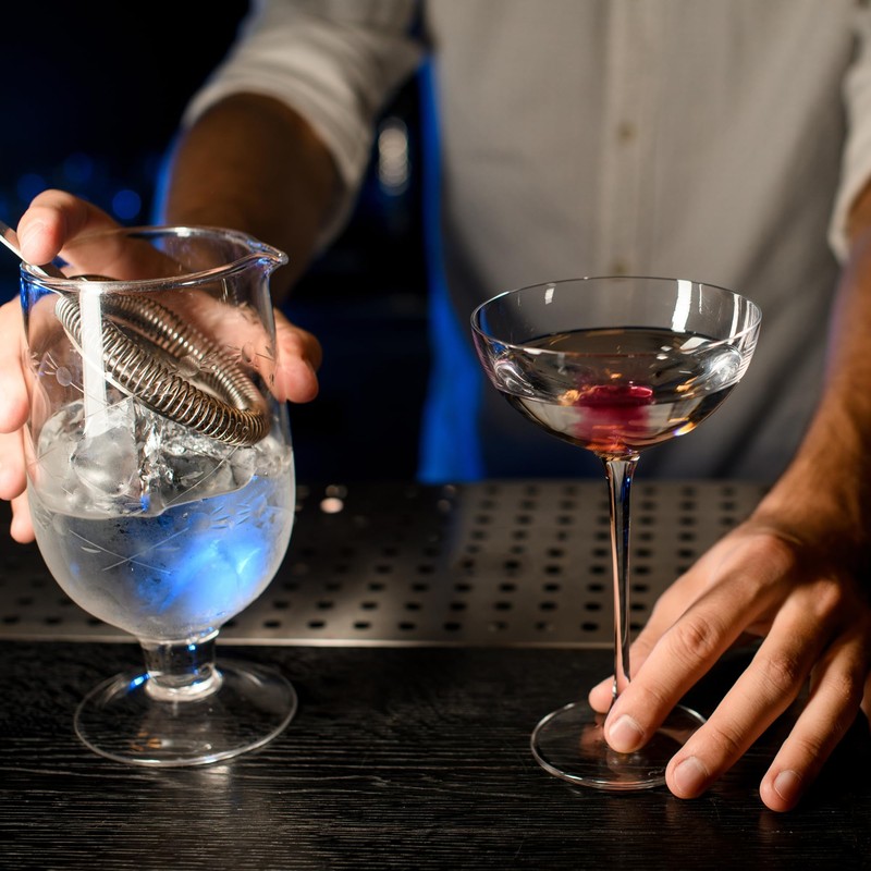 Cocktail Strainer Stainless Steel Bar Strainer Professional 4 Prong Strainer