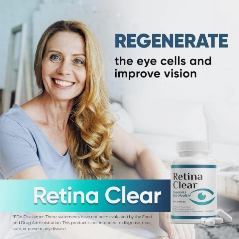 3-Pack Retina Clear Capsules, RetinaClear Supports Eye Health - 180