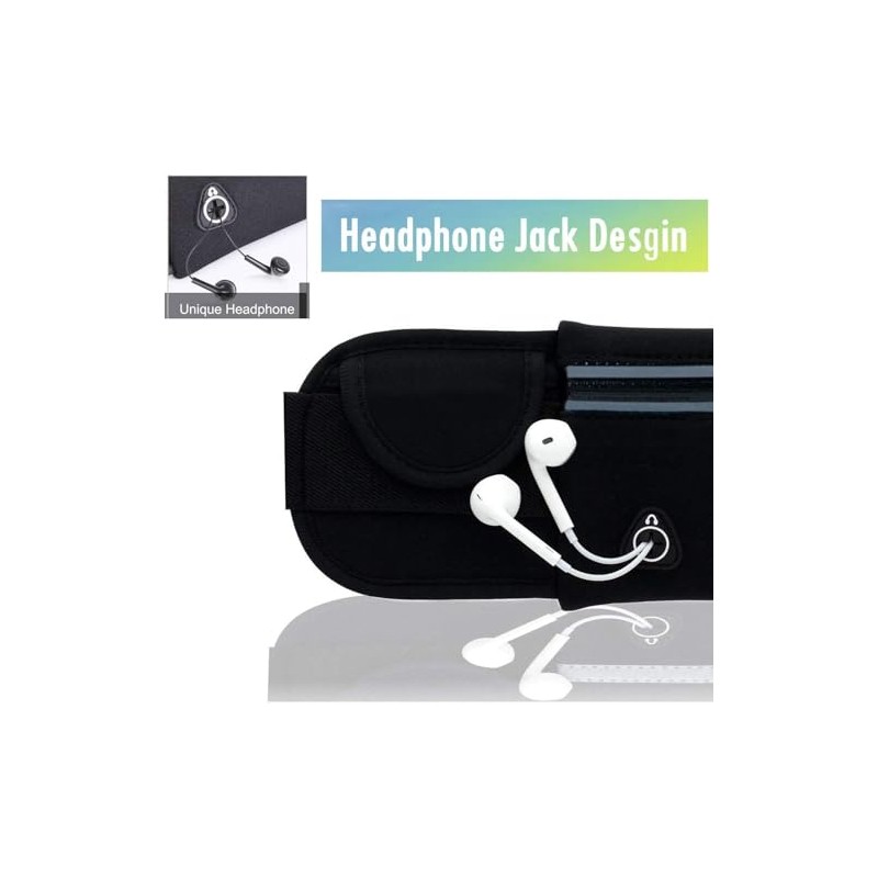 Hydration Running Belt/Water Bottle Waist Pack - Waterproof & Reflective