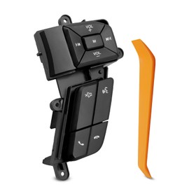 Steering Wheel Cruise Control Switch Volume Button Fit for Ford F150 F250 F350 Super Duty 2015 2016 2017 2018 2019 Replace FL3T9E740ECW Auto Accessories Right Side