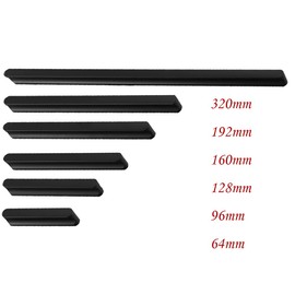 Door Handles, 4PCS 64mm Vintage Cabinet Handles, Antique Bow Drawer Pull, Furniture Door Pull Handles for Kitchen Cabinet, Dressers, Cupboard, Door, Wooden Gates (Black)