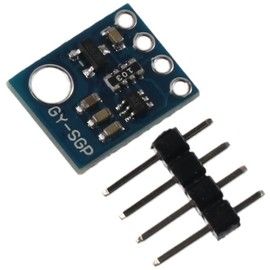 SHUATI Carbon Dioxide Measurement 3.3V-5V Digital Black TVOC CO2 Gas Sensor Module Professional Formaldehyde Detector Integrated Circuit