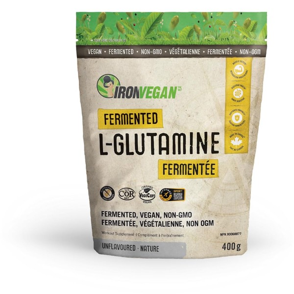 IRONVEGAN IRONVEGAN Fermented L-Glutamine, 400 GR