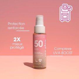 ALPHANOVA Daily Sun – Sonnenöl SPF50 Sun Glow – Pocket week end – natürlich – umweltfreundlich – 50 ml