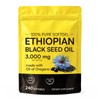 ROWKDRKB Ethiopian Black Seed Oil Capsules 3,000mg, 240 Softgels